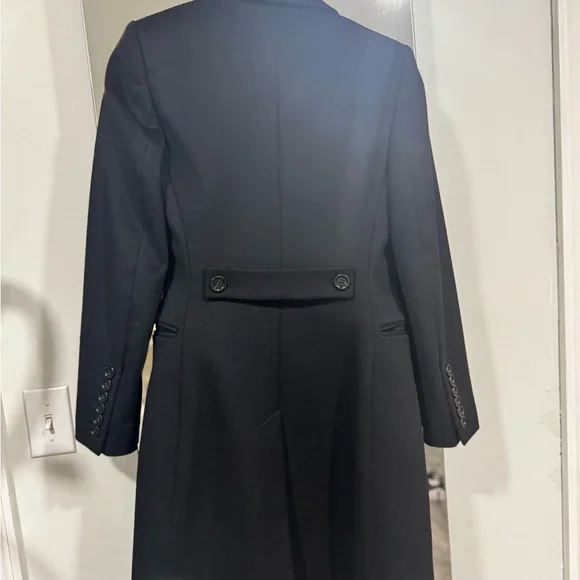 Burberry Black Pea Coat